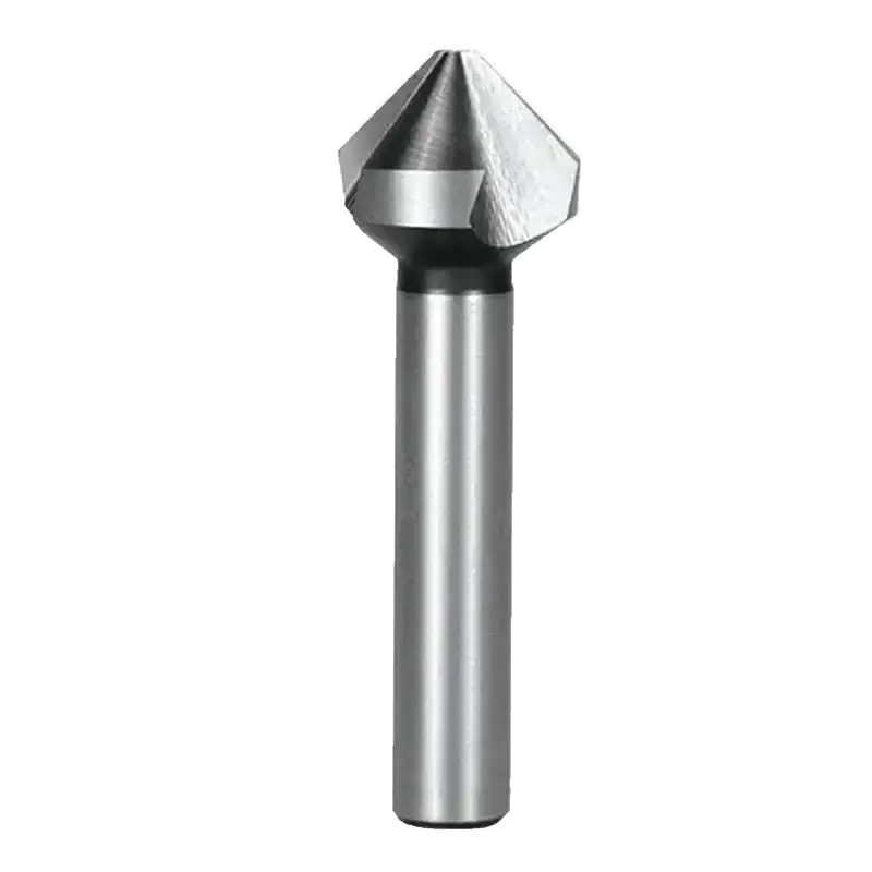Taper and deburring countersink DIN 335 type C, designed for burr-free cutting with sharp edges.