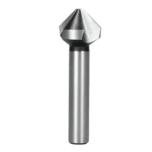 Taper and deburring countersink DIN 335 type C, designed for burr-free cutting with sharp edges.