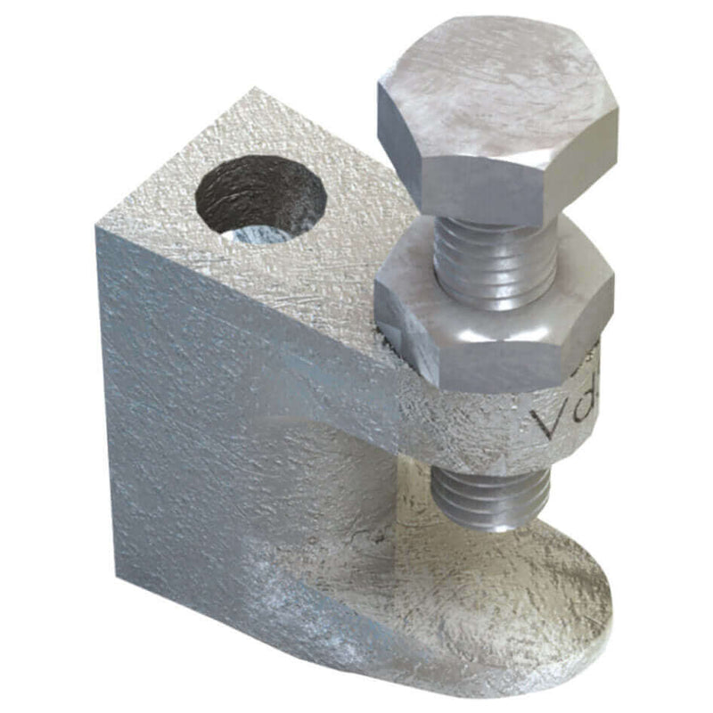 Type FL Flange Clamp Plain Hole supplied by West Midlands Fasteners