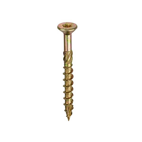 Twistec Woodscrews Csk Head ZYP with TX drive and countersunk head for timber applications.