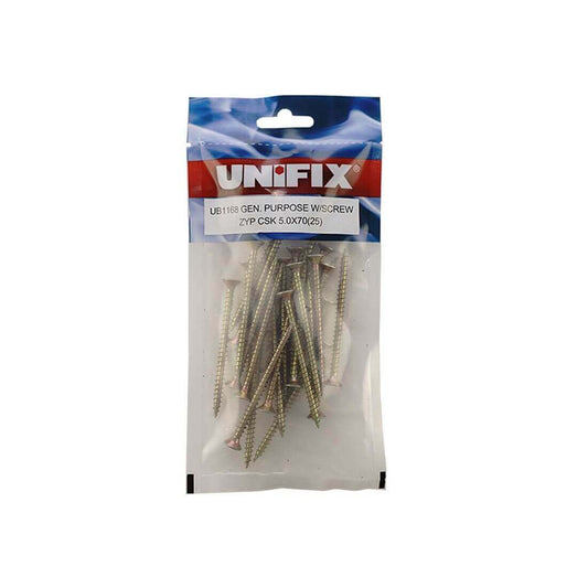 General Purpose Chippy Woodscrews Pozi Csk Head ZYP CE