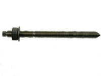 Threaded resin construction studs, A4-316 threaded design for secure fastening in concrete and masonry.