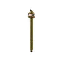 Threaded resin construction studs for secure fastening in concrete and masonry, featuring 8.8 ZYP material finish.