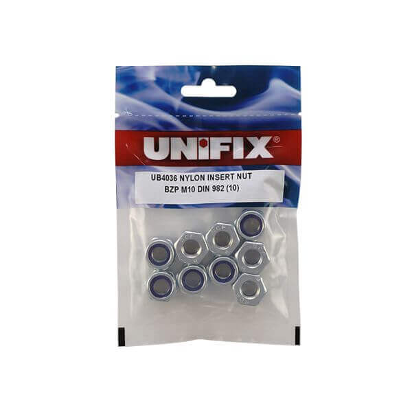 Class 8 Nylon Insert Nuts P Type DIN 982 BZP