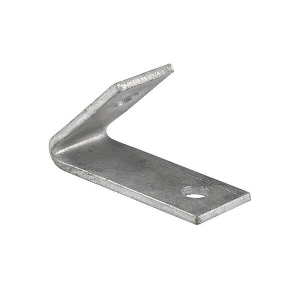 45 degree angle bracket for construction, metal bracket with two holes.