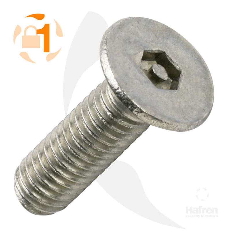 stainless steel pin hex machine screw with a hexagon socket for secure fastening