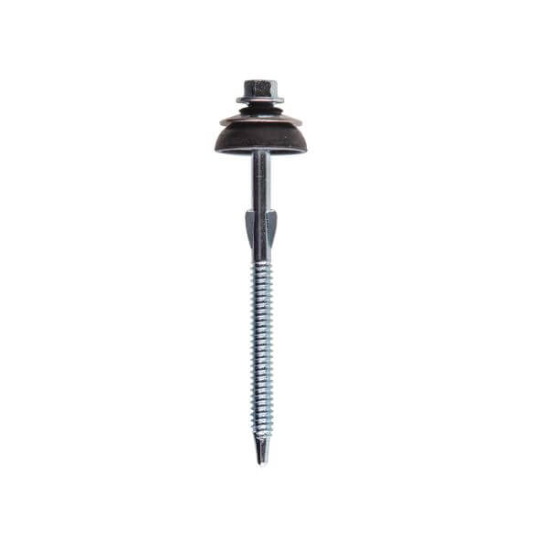 fibre cement screws for steel with black neoprene washer