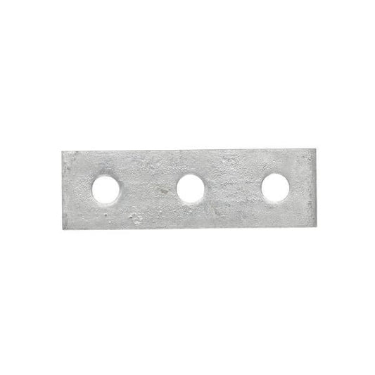 Flat Plate 3 Hole Bracket 40 X 126 HDG, showing three holes for secure fastening.