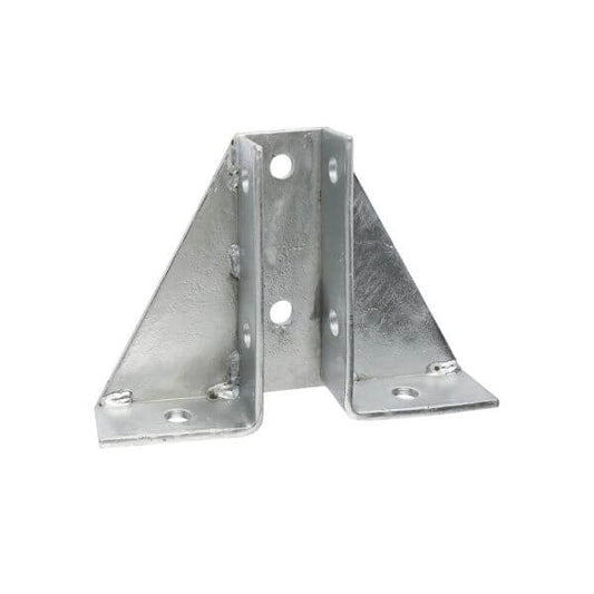 41mm gusset base plate for sturdy construction and support, featuring a hot-dip galvanized finish.