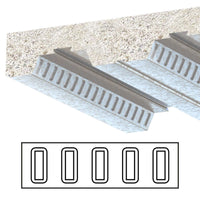 Type AW Alphawedge and Ribdeck E60 decking fixings supplied by West Midlands Fasteners