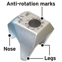 High friction girder clamp supplied by West Midlands Fasteners