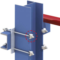 High friction girder clamp supplied by West Midlands Fasteners