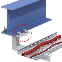 adjustable setscrew tail for girder clamp supplied by West Midlands Fasteners
