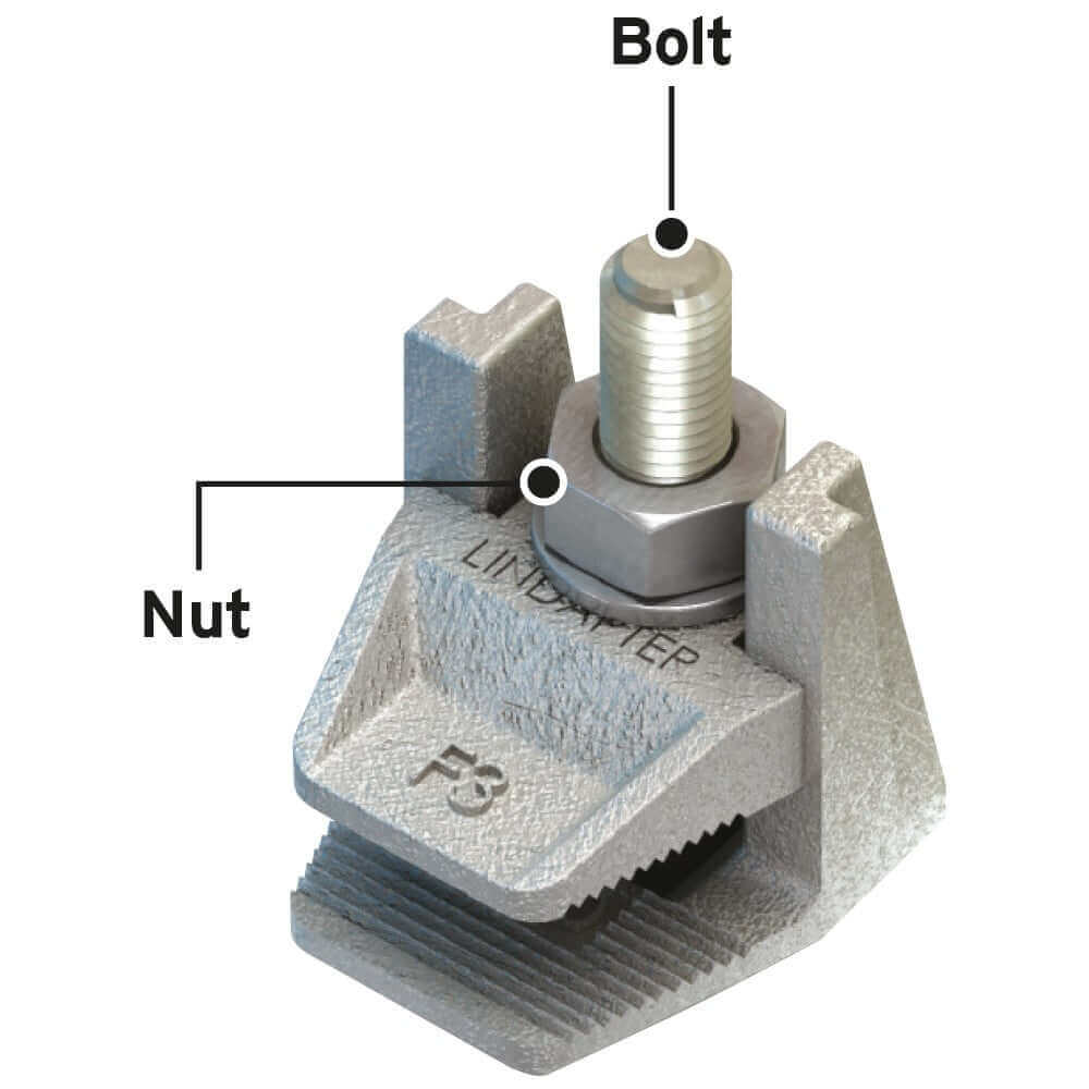 Type F3 Flange Clamp (HDG) With Bolt & Nut