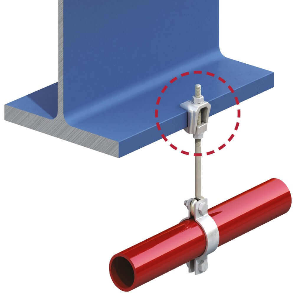 Type F3 Flange Clamp (HDG) With Bolt & Nut