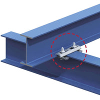 Type FC Flush Clamp for beam support supplied by West Midlands Fasteners
