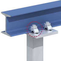 self adjusting girder clamp supplied by West Midlands Fasteners