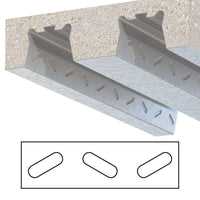 Lindapter SM decking fastener installation on SigDeck 100 profile showcasing zero-impact features.
