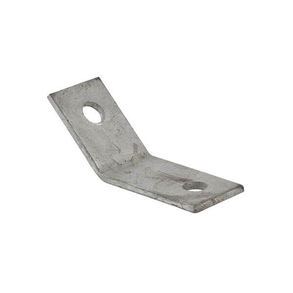 obtuse angle bracket 2 hole metal fastening component