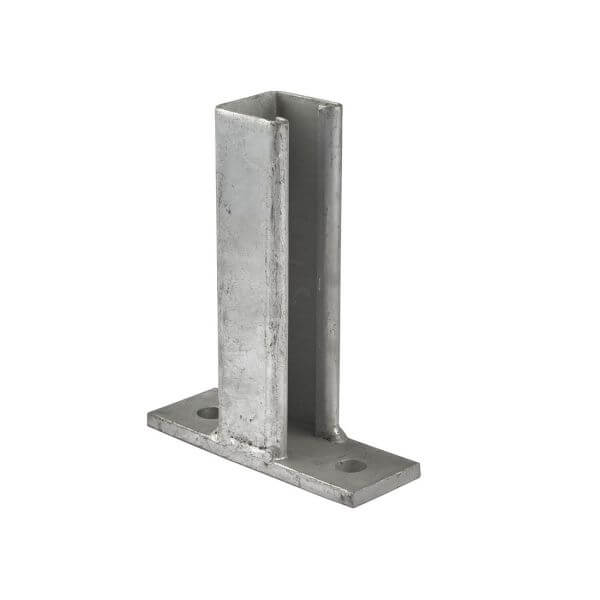 300mm plain cantilever arms, steel support bracket with base