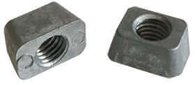 Ribdeck 60 nuts for metal decking system, available in various thread sizes, durable and reliable hardware.