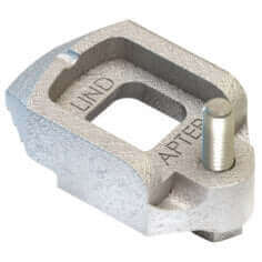 adjustable setscrew tail for girder clamp supplied by West Midlands Fasteners