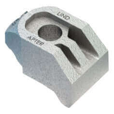 Type AF High Friction girder clamp, featuring secure design and durable hot dip galvanized finish.
