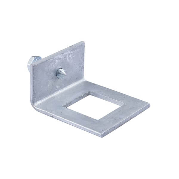 Tapped HDG window beam clamps for secure mounting applications